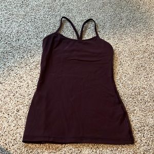 Lululemon purple workout top size 4
